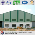 Steel Structure Warehouse with Metal Sheet Cladding